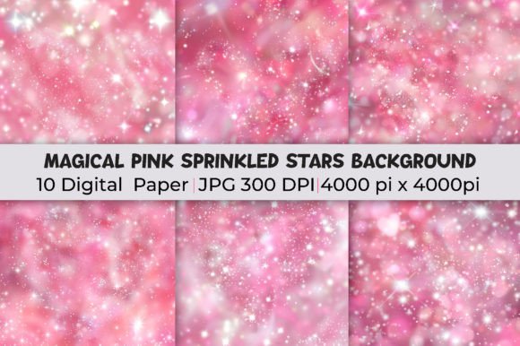 Magical Pink Sprinkled Stars Backgrounds: A Designer's Guide