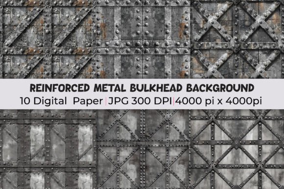 Transform Your Designs with Reinforced Metal Bulkhead Backgrounds