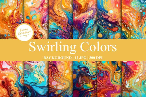 Unleashing Visual Energy: The Power of Swirling Colors Backgrounds
